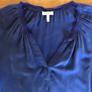 Joie Blue-purple Quarter Sleeve Shirt